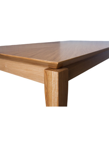 ROZKŁADANY STÓŁ DĘBOWY W STYLU SKANDYNAWSKIM S83 JODEŁKA