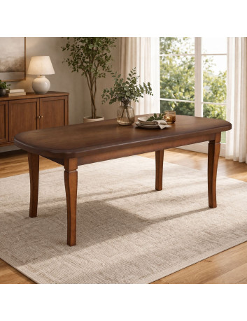 STÓŁ DREWNIANY ROZKŁADANY S02 PATYNA ZAOWALONY