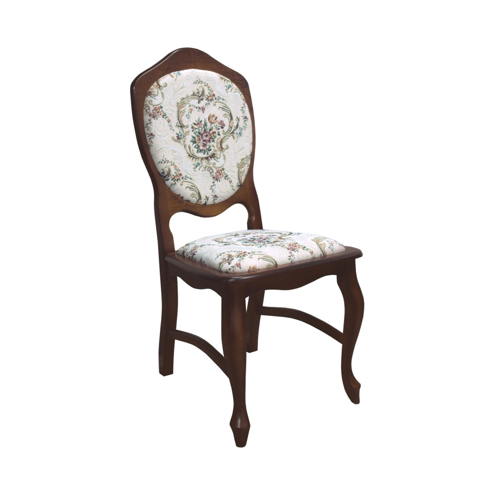 KRZESŁO TAPICEROWANE DREWNIANE K07 PATELNIA NOGI LUDWIK