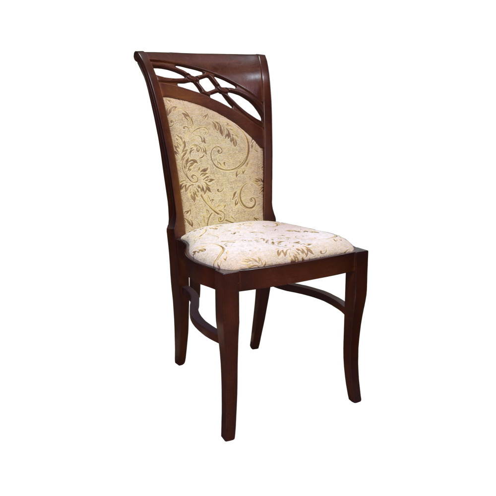 TAPICEROWANE KRZESŁO K28 DIAMENT Z DREWNIANYMI NOGAMI